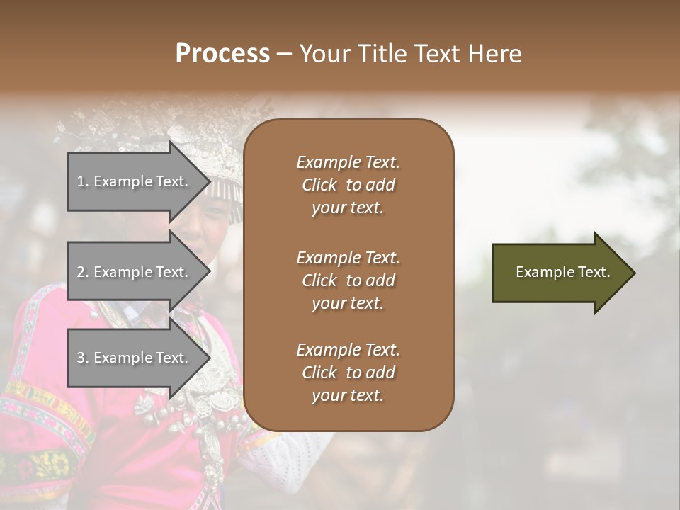 A Young Girl In A Pink Dress And A Crown PowerPoint Template