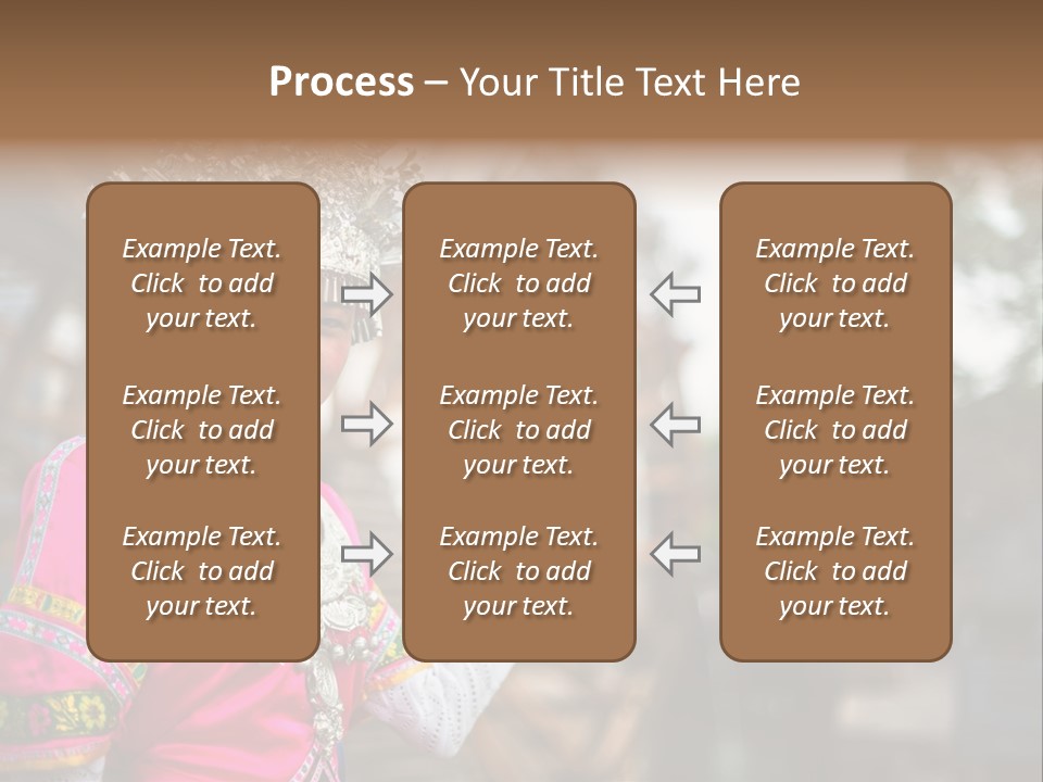 A Young Girl In A Pink Dress And A Crown PowerPoint Template