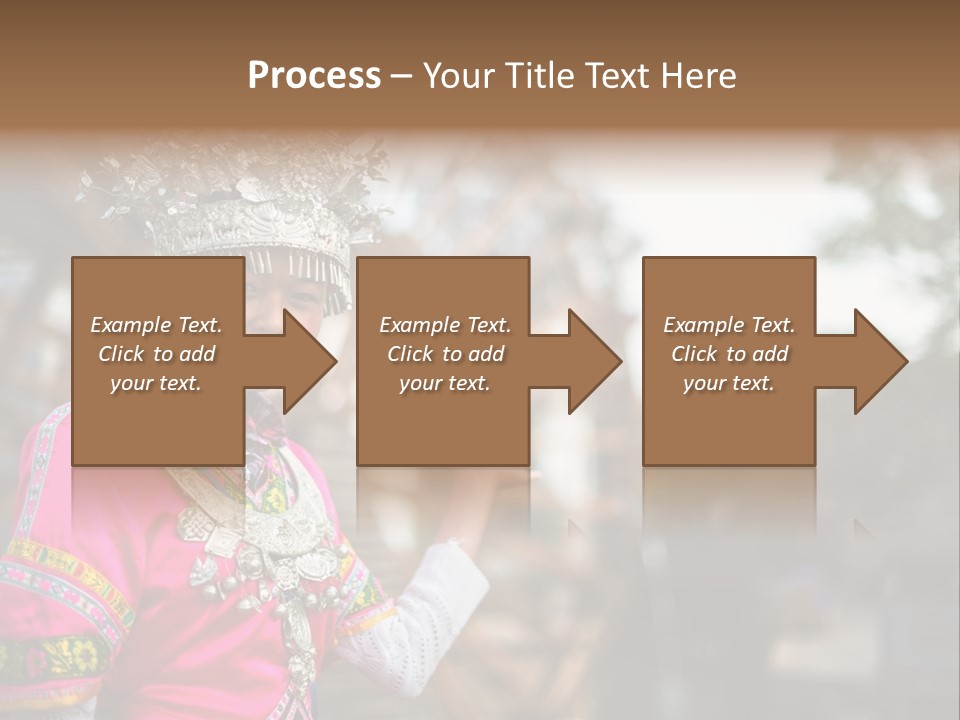 A Young Girl In A Pink Dress And A Crown PowerPoint Template