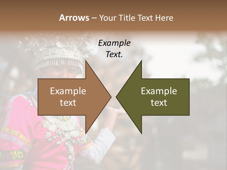 A Young Girl In A Pink Dress And A Crown PowerPoint Template