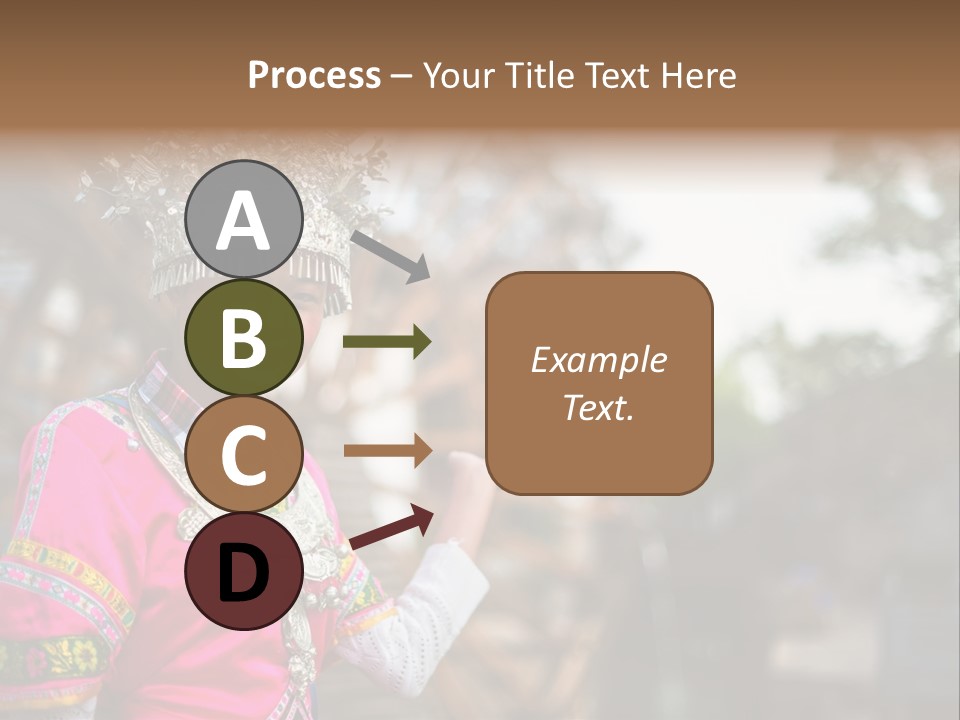 A Young Girl In A Pink Dress And A Crown PowerPoint Template