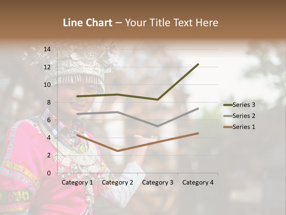 A Young Girl In A Pink Dress And A Crown PowerPoint Template