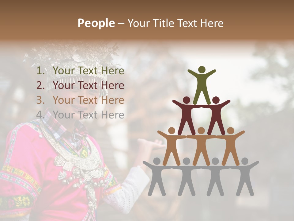 A Young Girl In A Pink Dress And A Crown PowerPoint Template