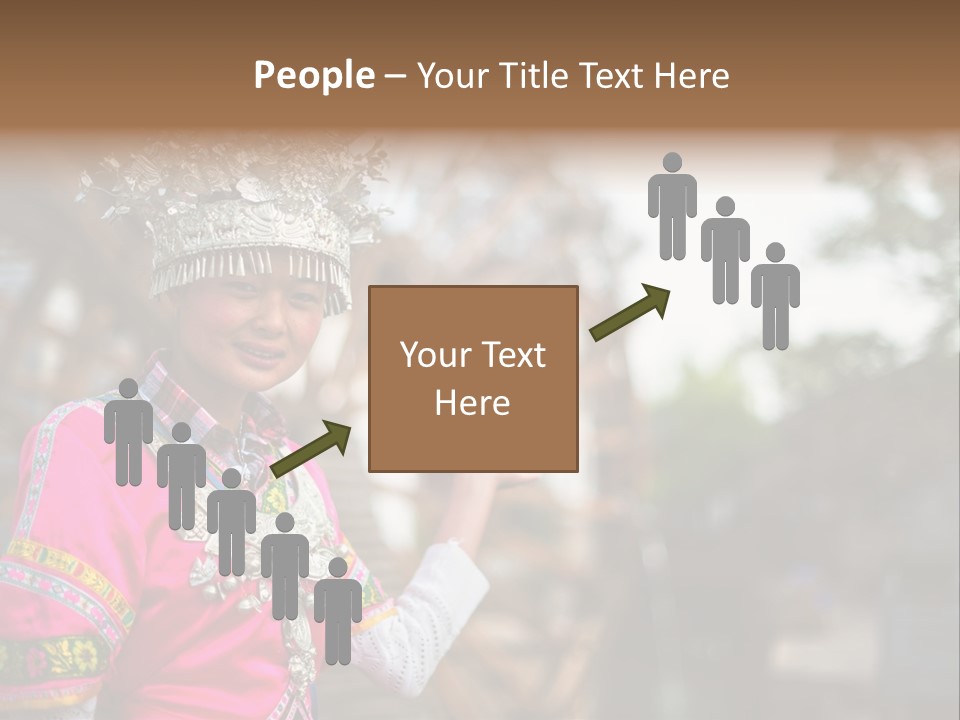 A Young Girl In A Pink Dress And A Crown PowerPoint Template