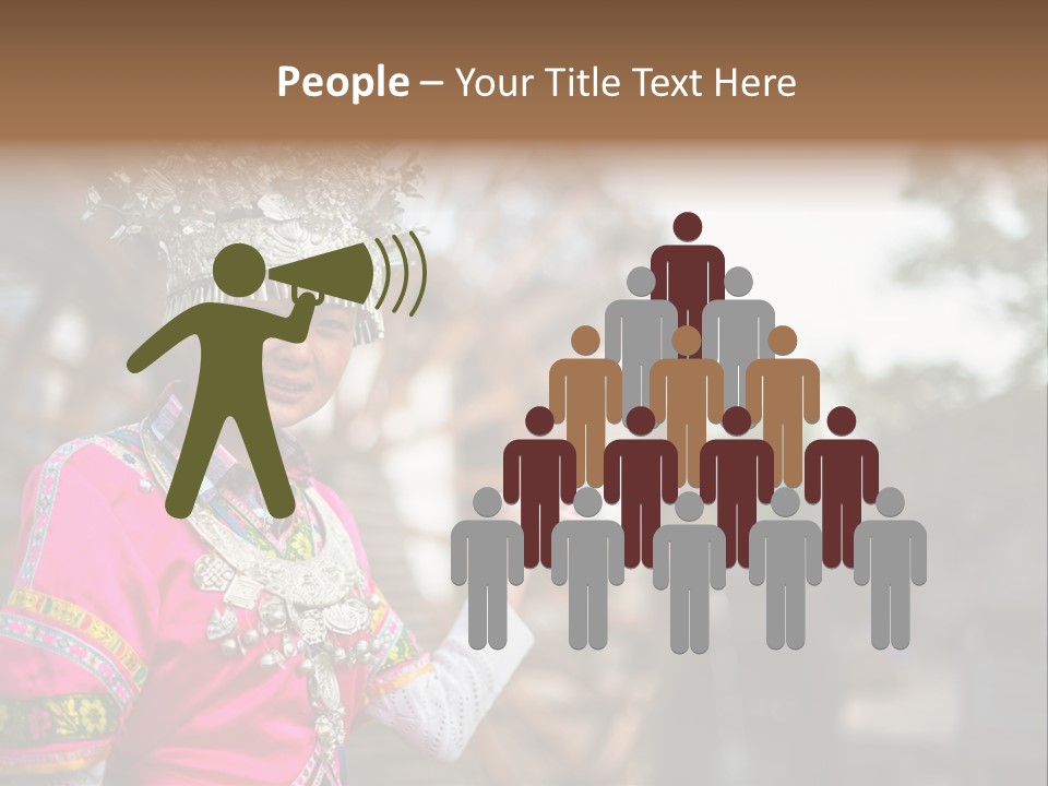 A Young Girl In A Pink Dress And A Crown PowerPoint Template