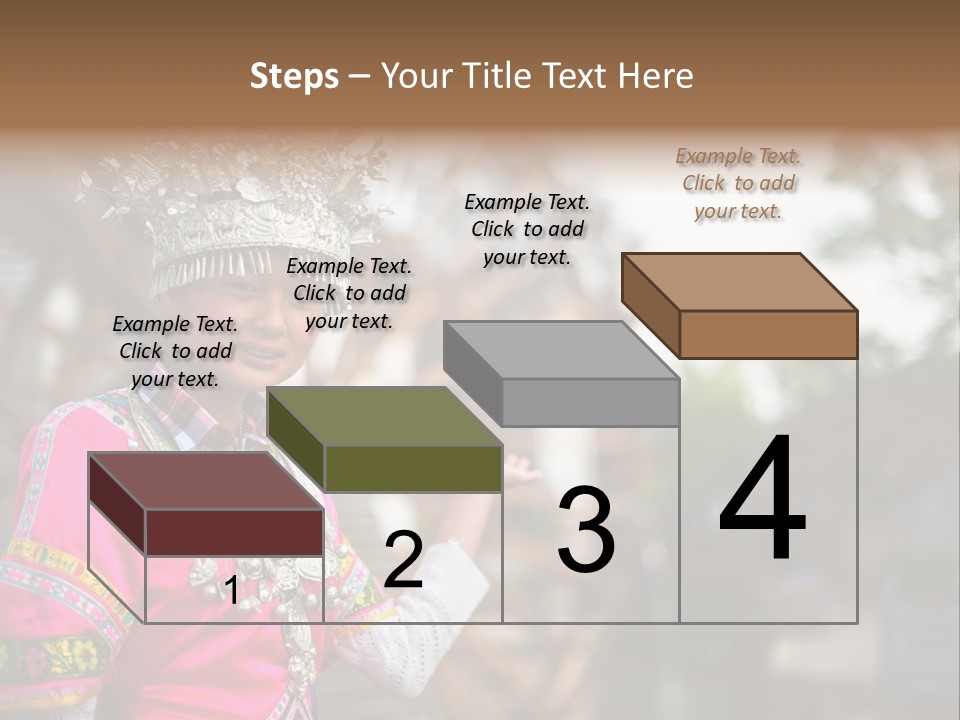 A Young Girl In A Pink Dress And A Crown PowerPoint Template