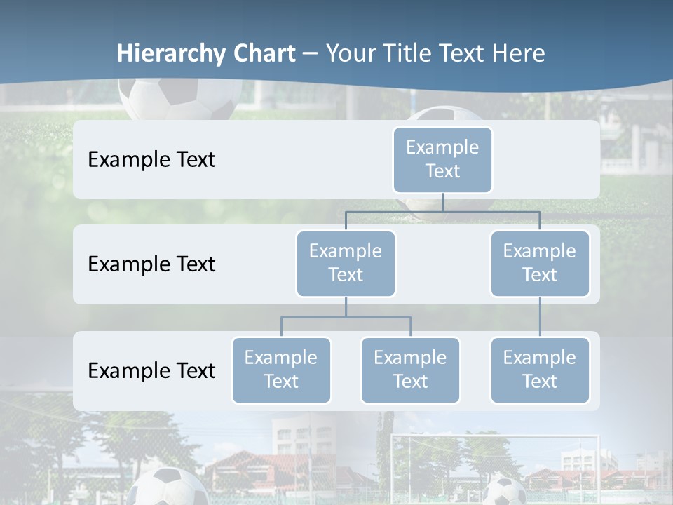 A Soccer Ball Sitting On Top Of A Lush Green Field PowerPoint Template