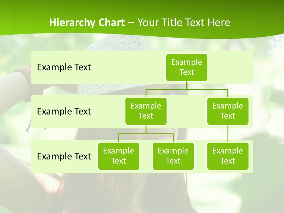 A Woman Wearing Sunglasses And A Hat With A Green Background PowerPoint Template