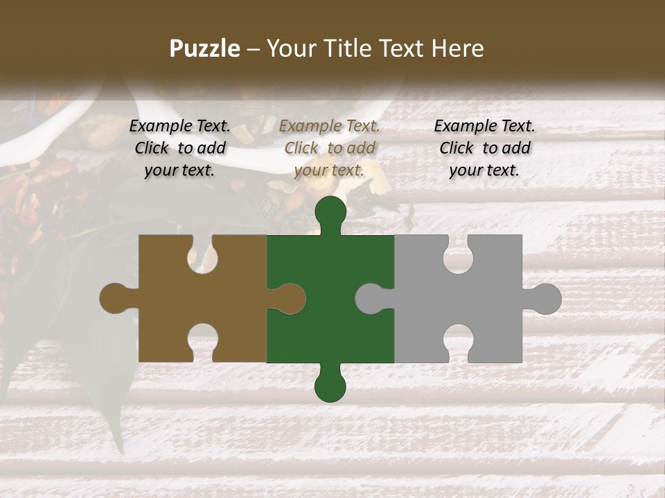 A Table Topped With Bowls Filled With Different Types Of Tea PowerPoint Template