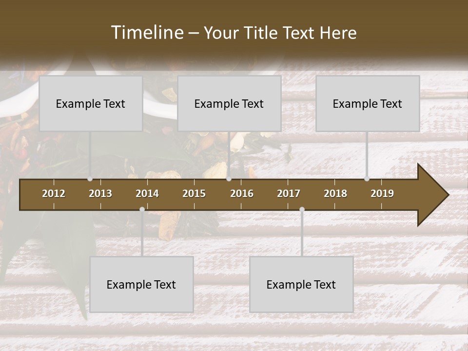 A Table Topped With Bowls Filled With Different Types Of Tea PowerPoint Template