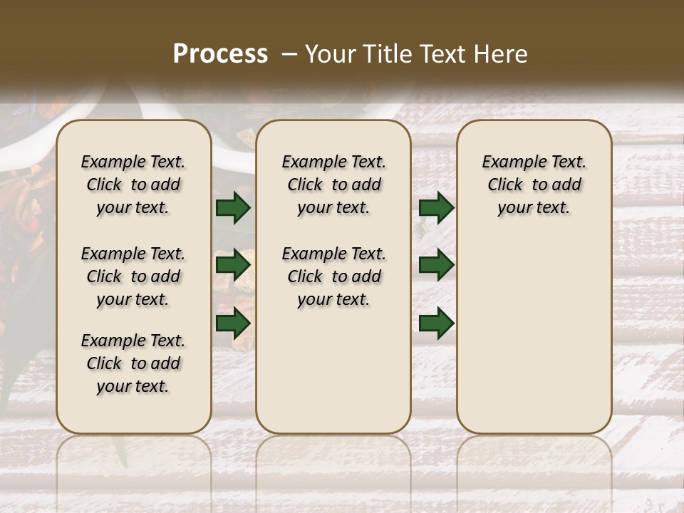 A Table Topped With Bowls Filled With Different Types Of Tea PowerPoint Template