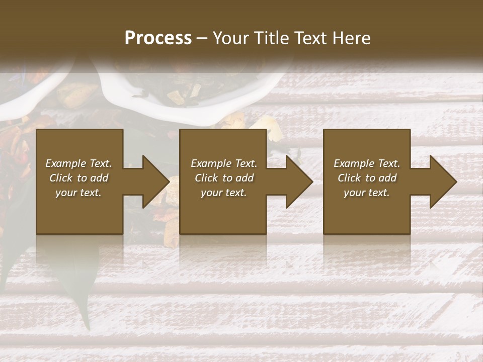 A Table Topped With Bowls Filled With Different Types Of Tea PowerPoint Template