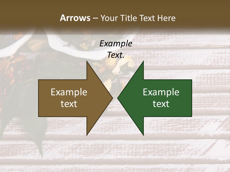 A Table Topped With Bowls Filled With Different Types Of Tea PowerPoint Template
