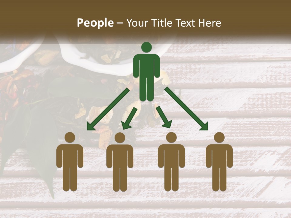 A Table Topped With Bowls Filled With Different Types Of Tea PowerPoint Template