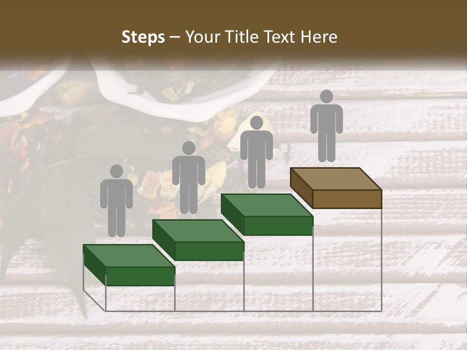 A Table Topped With Bowls Filled With Different Types Of Tea PowerPoint Template
