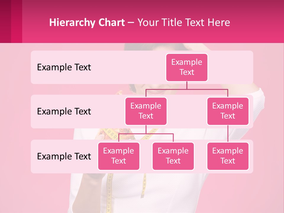 A Woman Holding A Measuring Tape And A Piece Of Food PowerPoint Template