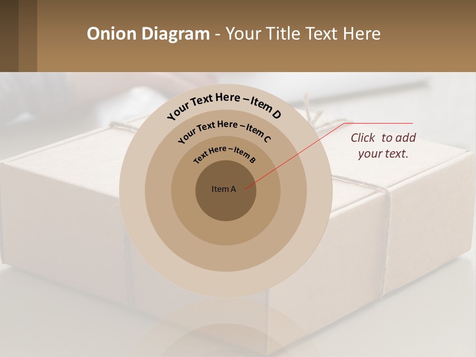 A Person Writing On A Piece Of Paper Next To A Wrapped Present Box PowerPoint Template