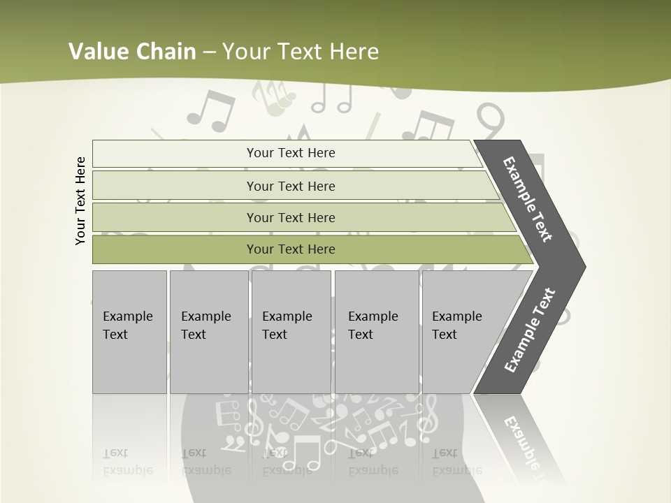 A Person's Head With Musical Notes Coming Out Of It PowerPoint Template