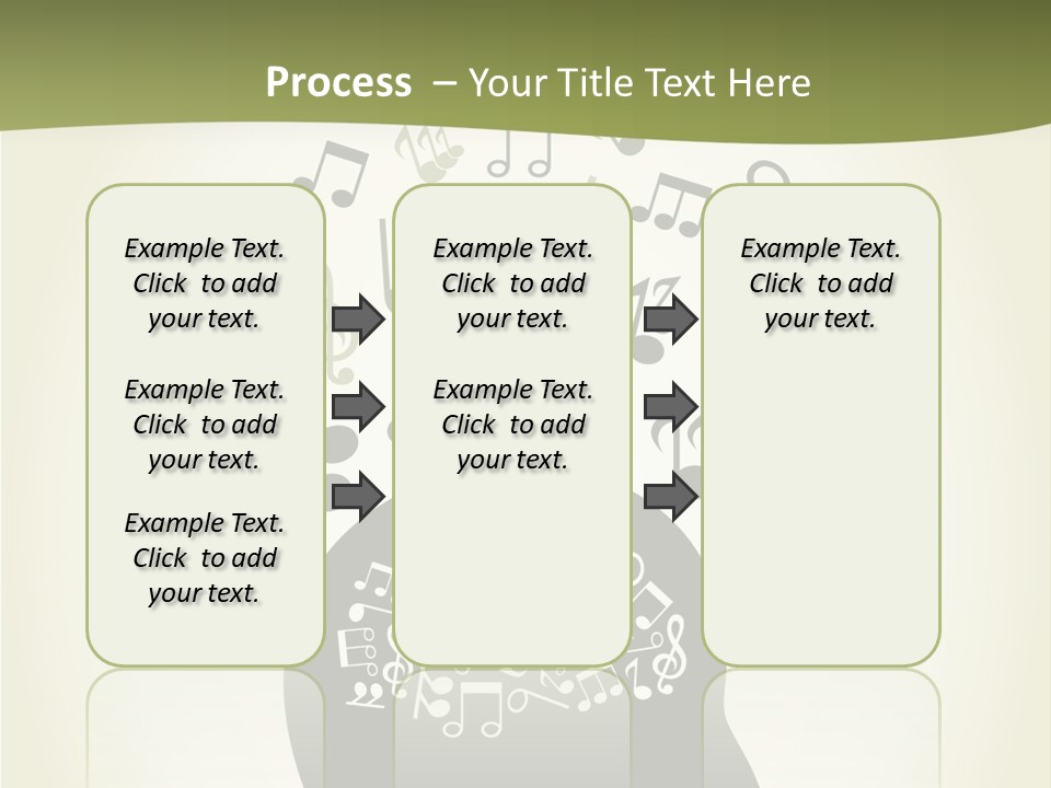A Person's Head With Musical Notes Coming Out Of It PowerPoint Template