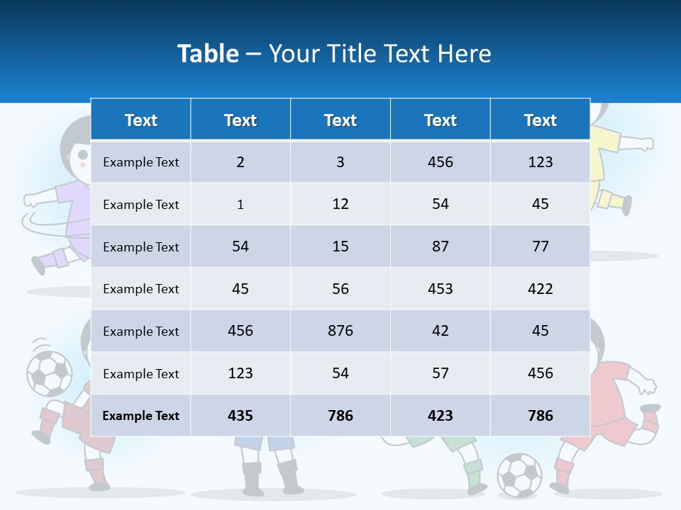 A Group Of Children Playing Soccer On A Field PowerPoint Template