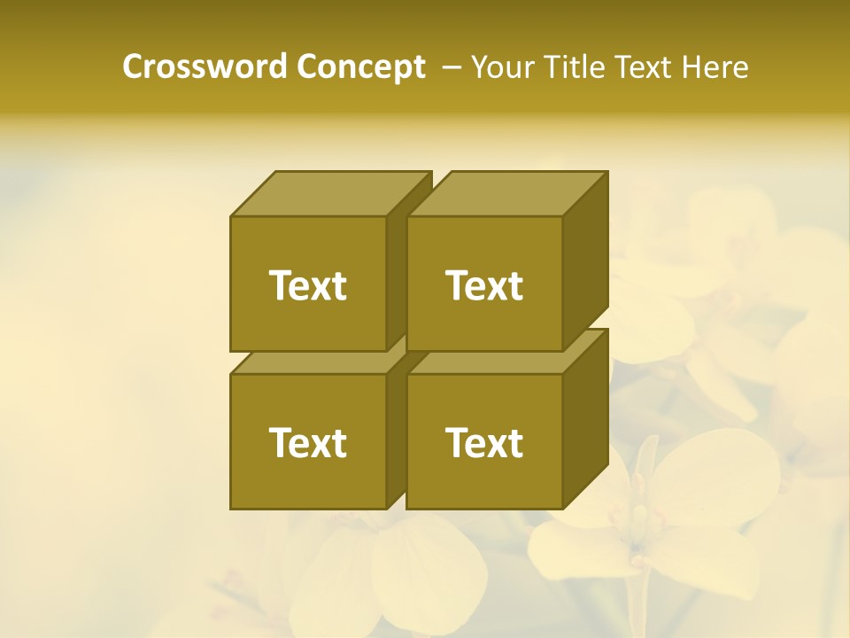 A Bee On A Yellow Flower Powerpoint Template PowerPoint Template