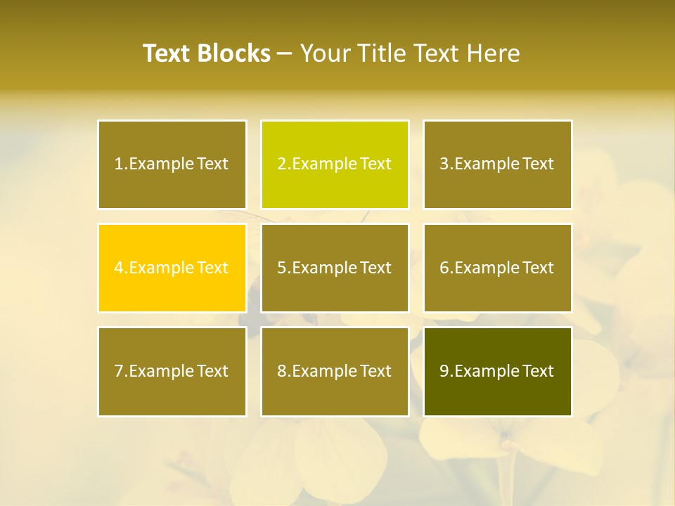 A Bee On A Yellow Flower Powerpoint Template PowerPoint Template