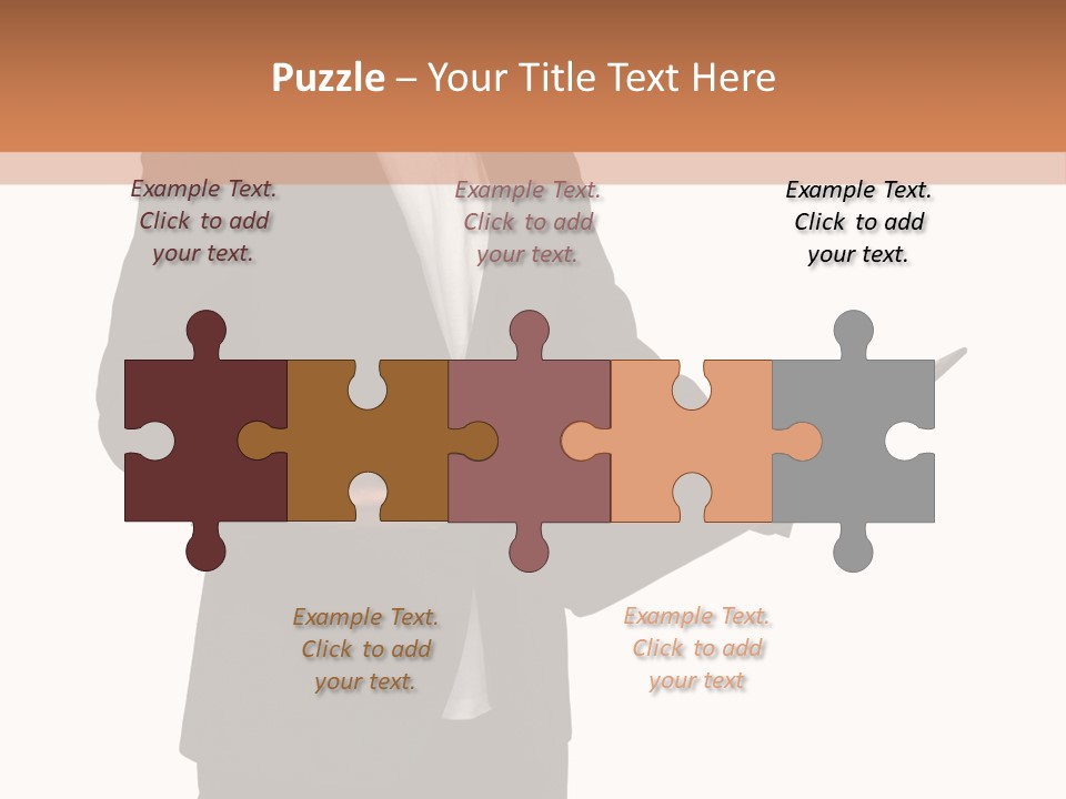 A Man In A Suit Holding A Folder PowerPoint Template