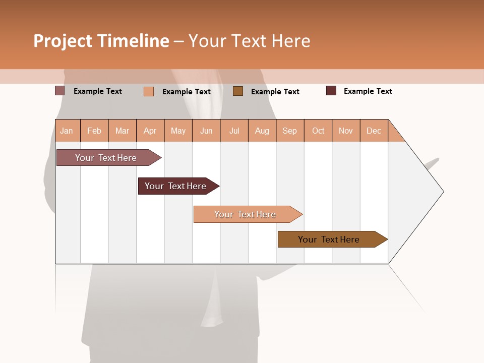 A Man In A Suit Holding A Folder PowerPoint Template