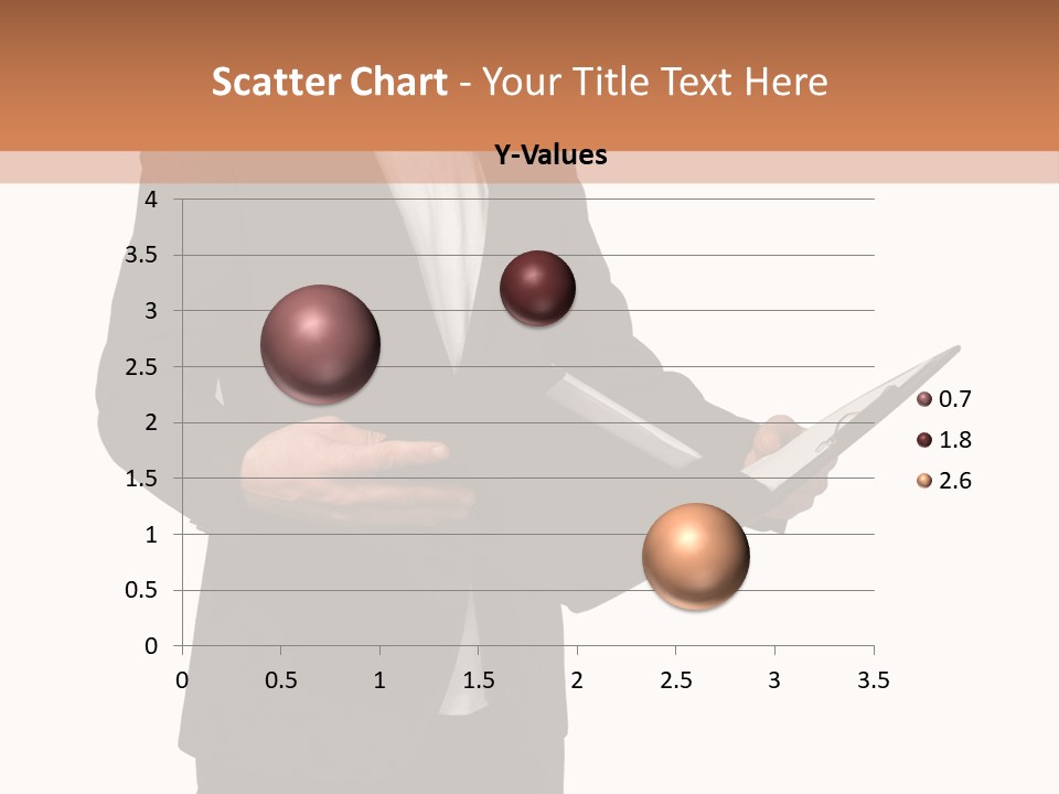 A Man In A Suit Holding A Folder PowerPoint Template