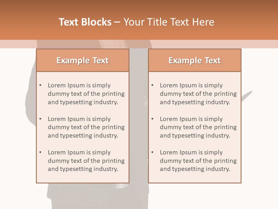 A Man In A Suit Holding A Folder PowerPoint Template