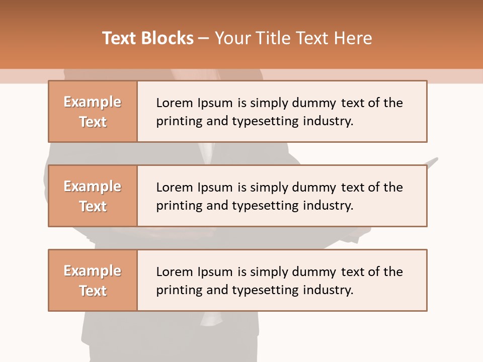A Man In A Suit Holding A Folder PowerPoint Template