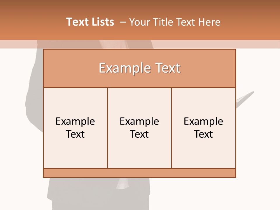 A Man In A Suit Holding A Folder PowerPoint Template