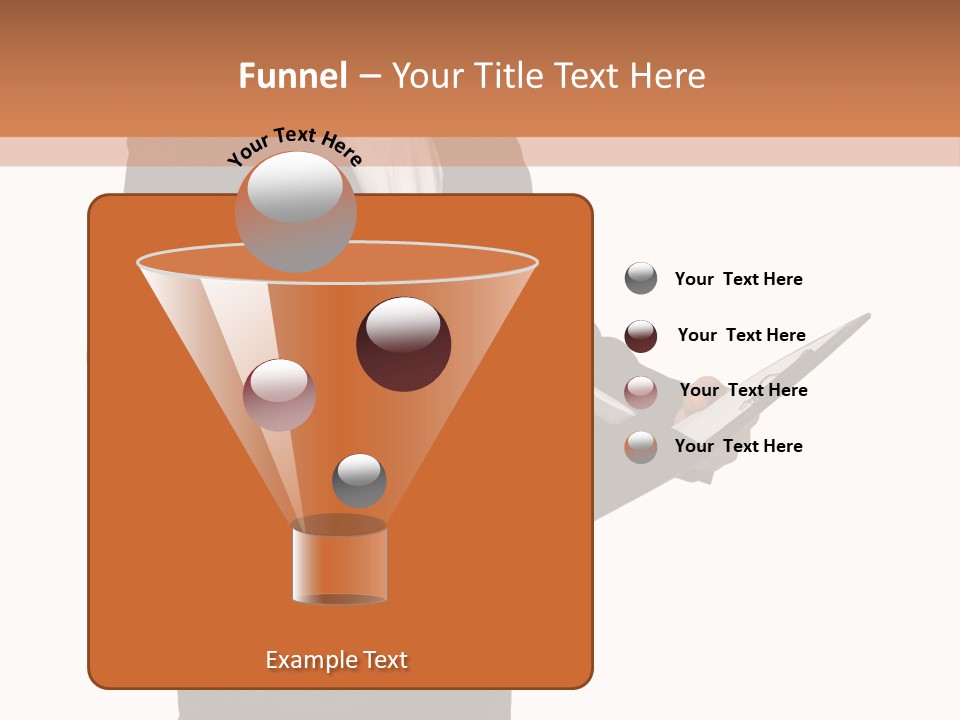 A Man In A Suit Holding A Folder PowerPoint Template