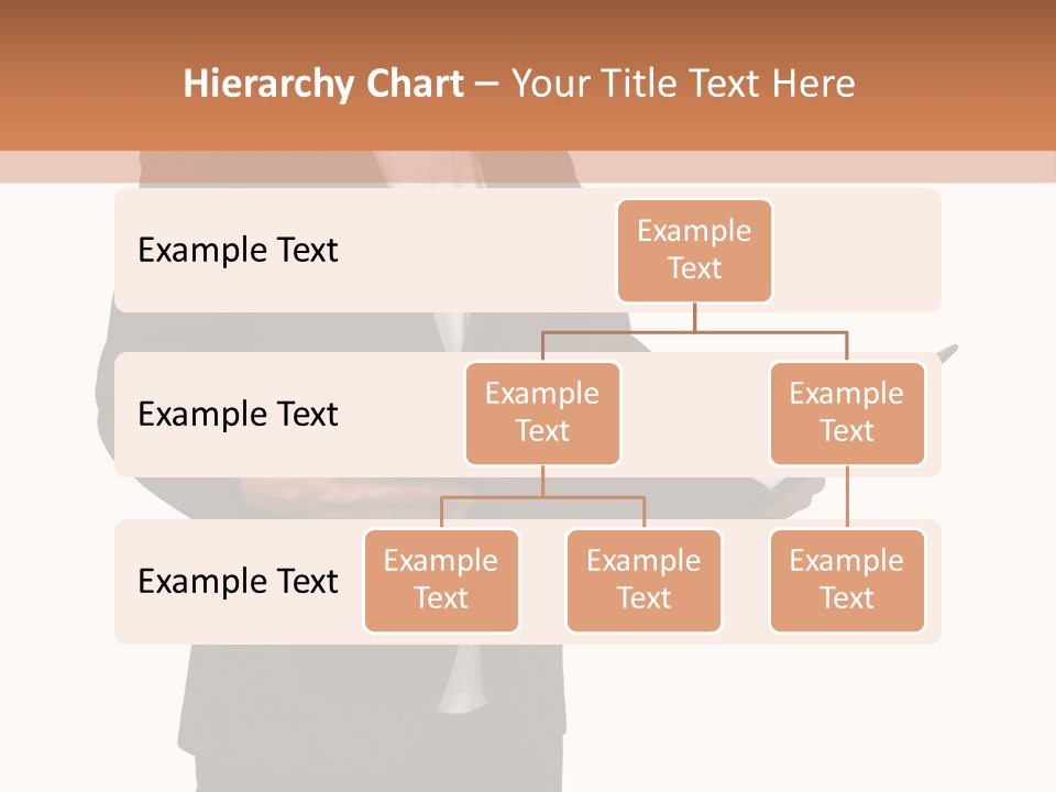A Man In A Suit Holding A Folder PowerPoint Template