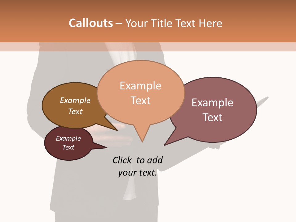 A Man In A Suit Holding A Folder PowerPoint Template