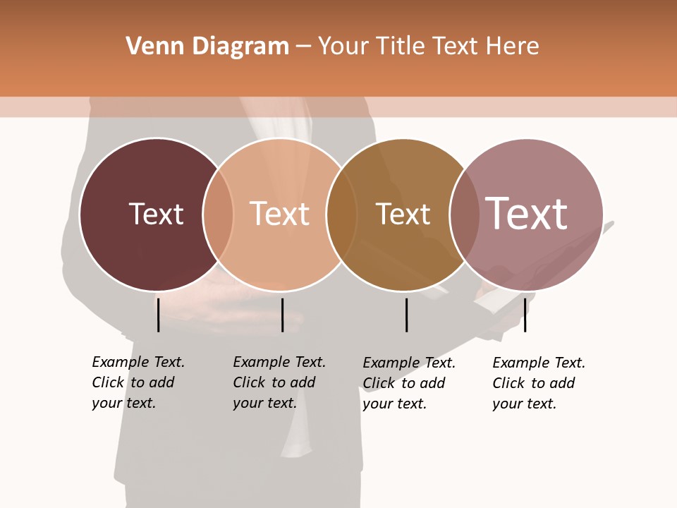 A Man In A Suit Holding A Folder PowerPoint Template