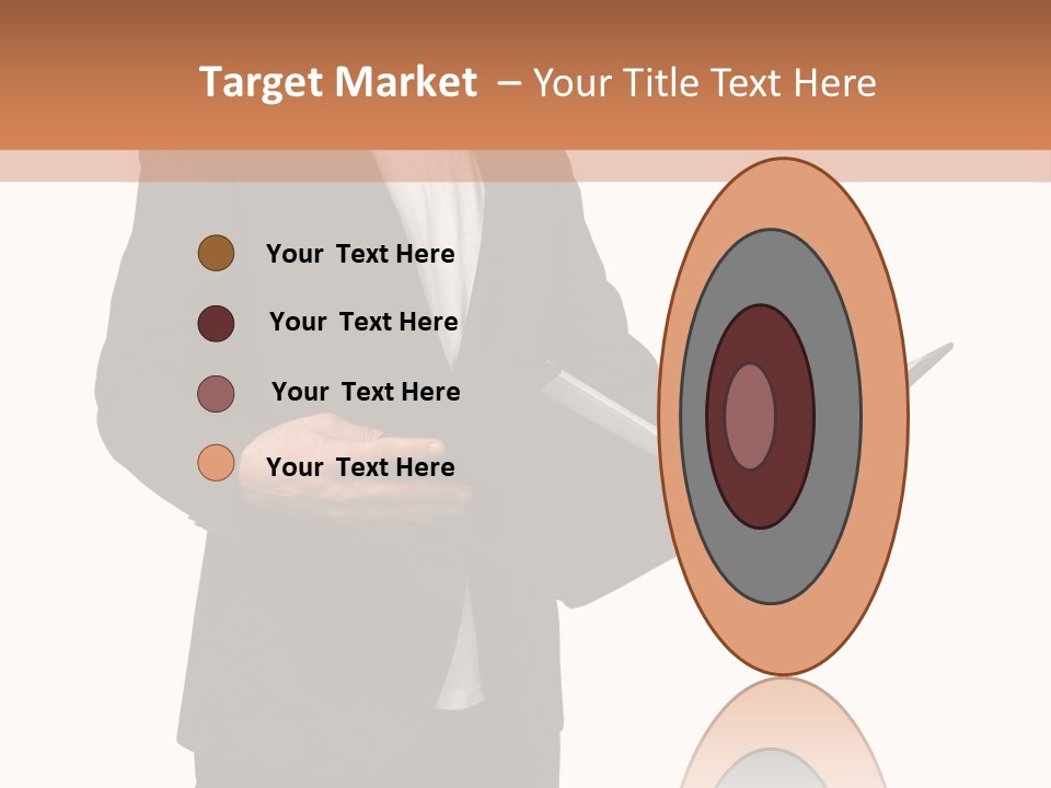 A Man In A Suit Holding A Folder PowerPoint Template