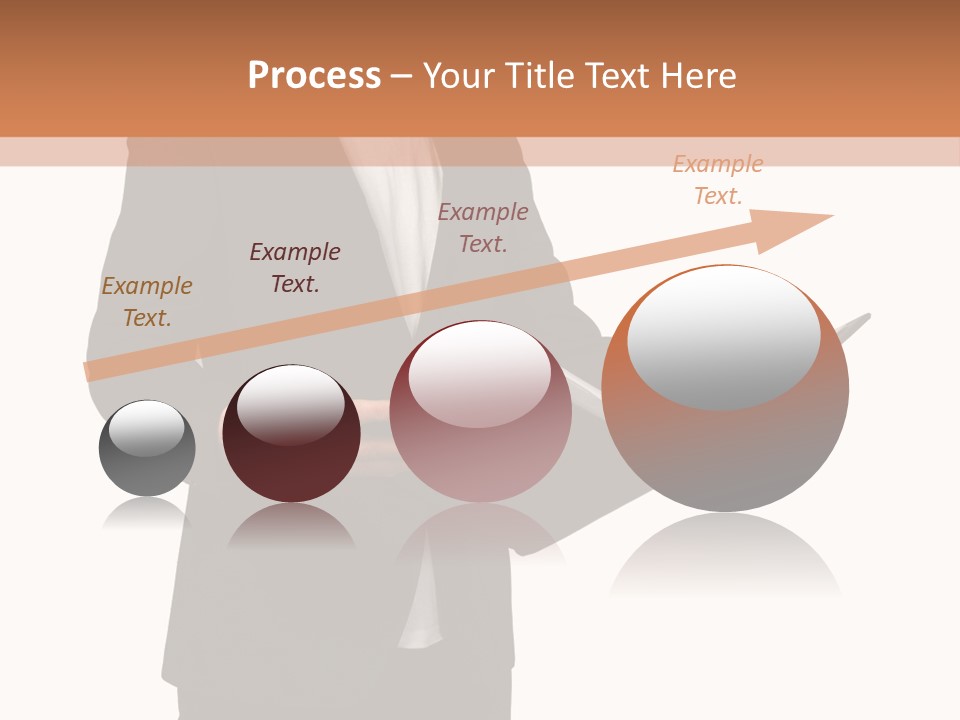 A Man In A Suit Holding A Folder PowerPoint Template