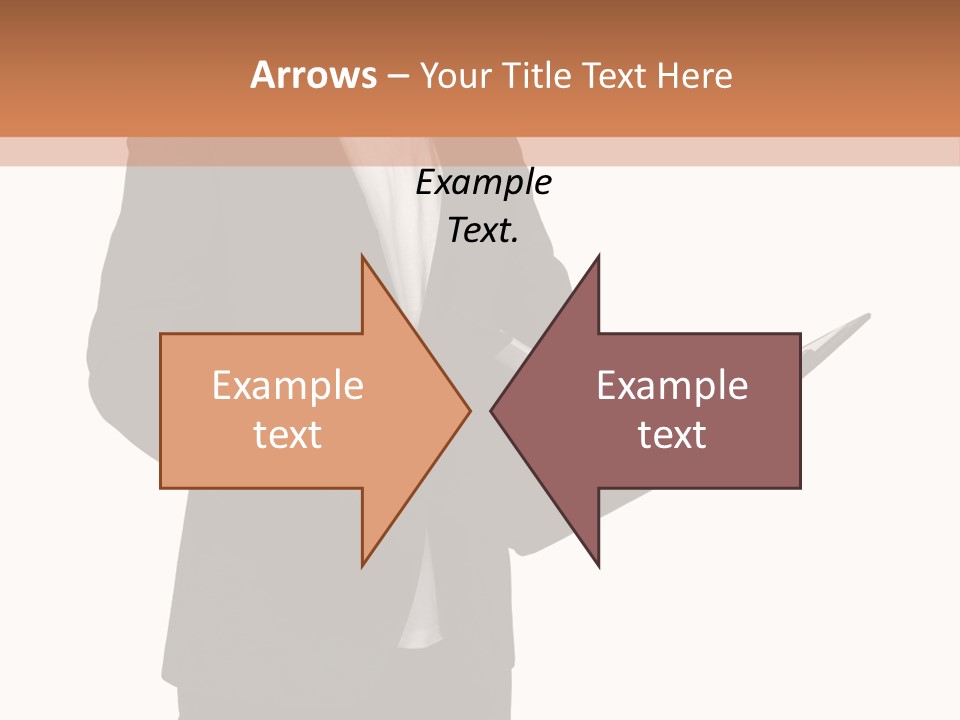 A Man In A Suit Holding A Folder PowerPoint Template