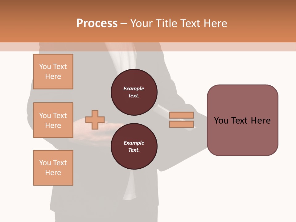 A Man In A Suit Holding A Folder PowerPoint Template