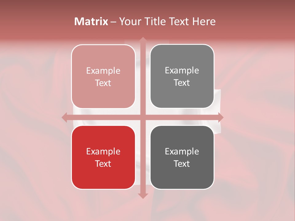 A Red And White Flag With A White Cross On It PowerPoint Template