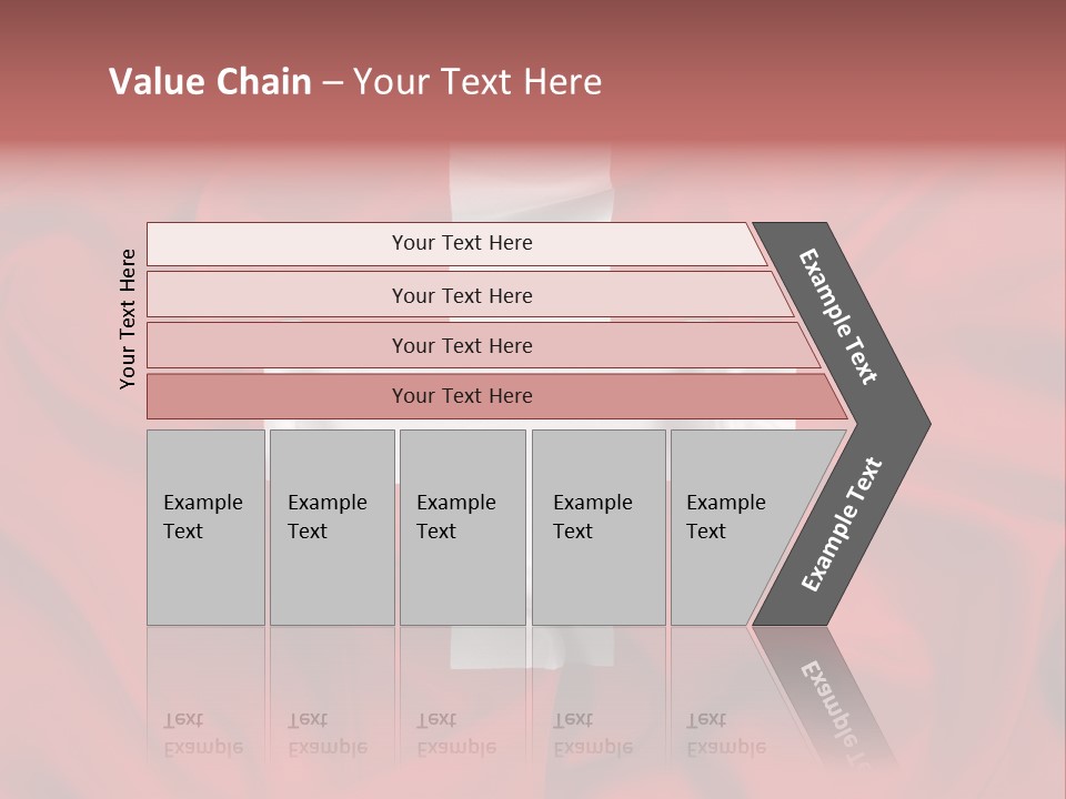 A Red And White Flag With A White Cross On It PowerPoint Template