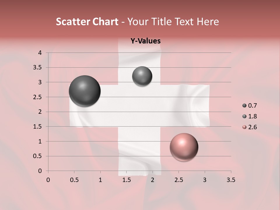 A Red And White Flag With A White Cross On It PowerPoint Template