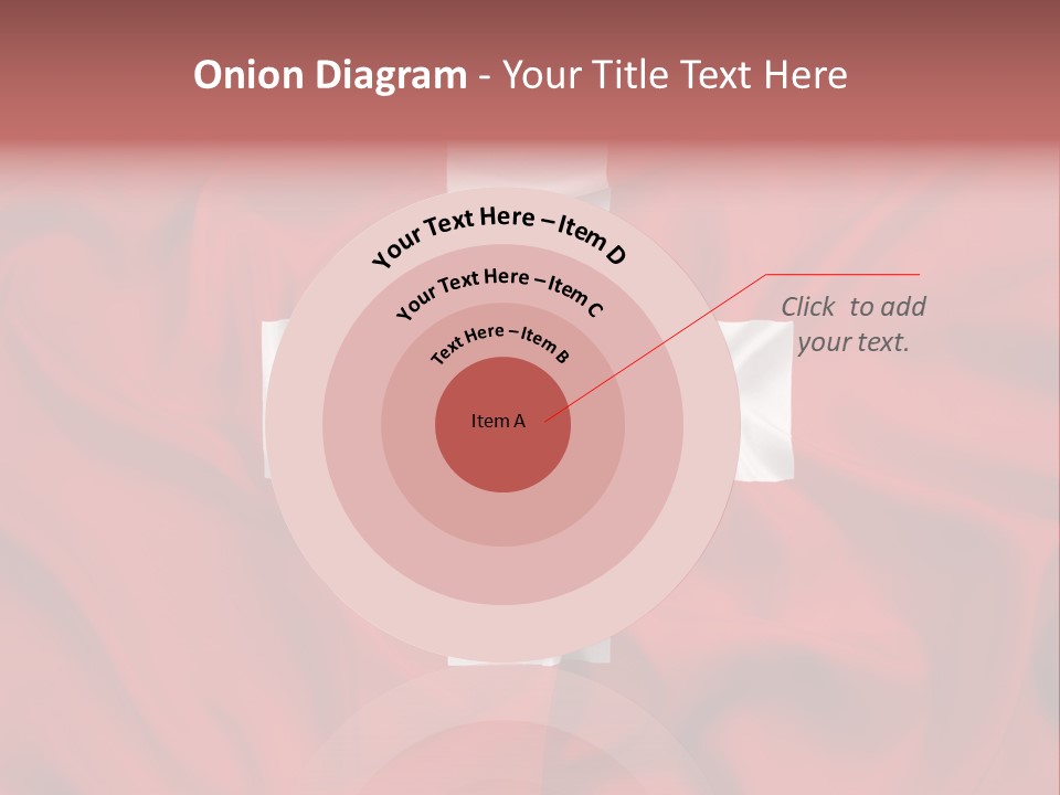 A Red And White Flag With A White Cross On It PowerPoint Template