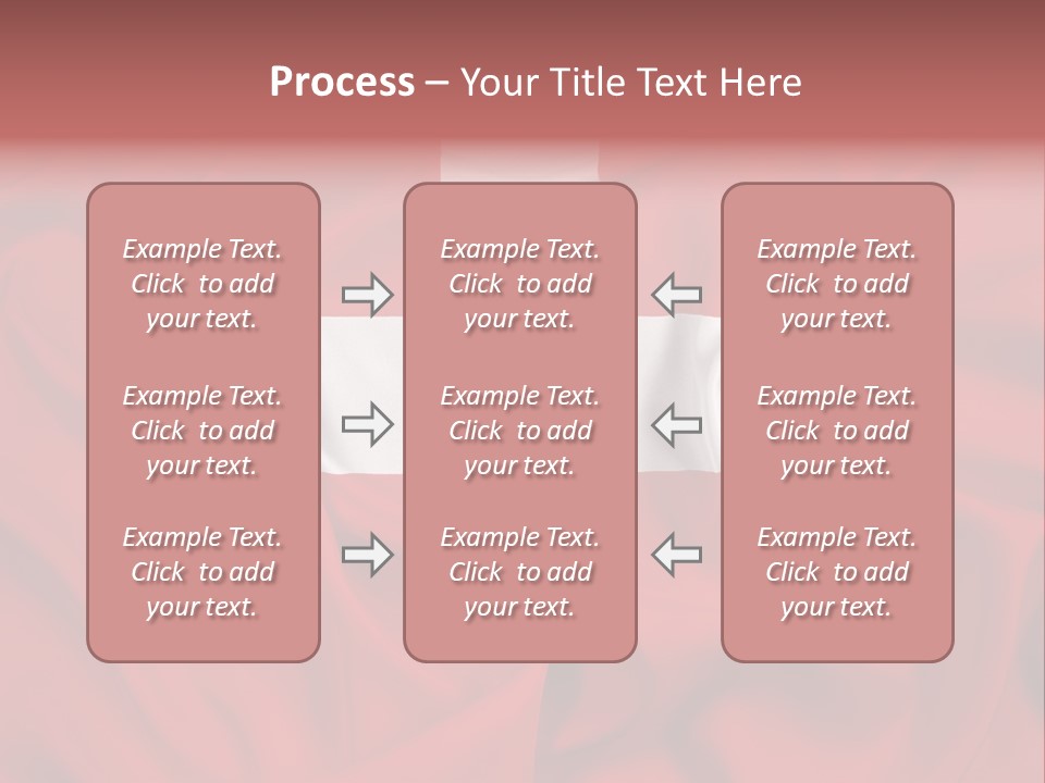 A Red And White Flag With A White Cross On It PowerPoint Template