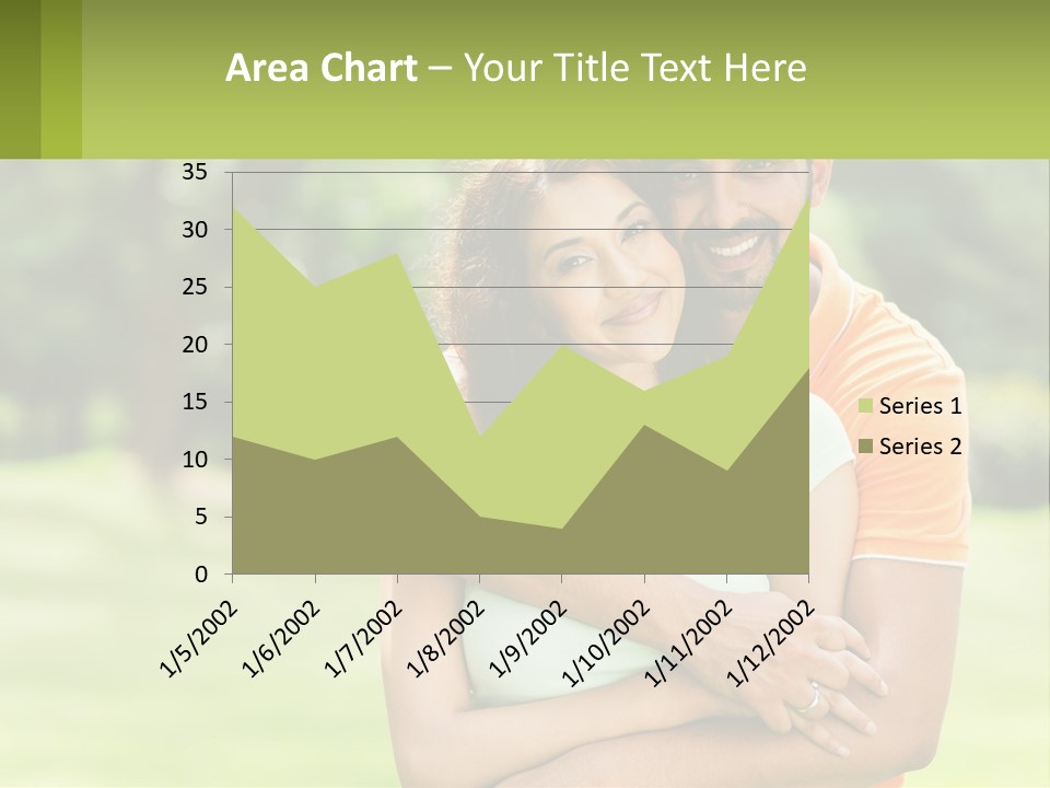 A Man And Woman Hugging Each Other In A Park PowerPoint Template