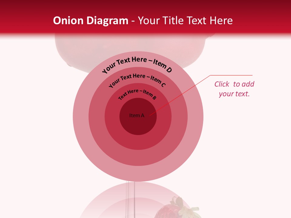 A Red Drink With Strawberries On The Rim PowerPoint Template