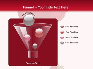 A Red Drink With Strawberries On The Rim PowerPoint Template