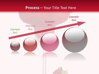 A Red Drink With Strawberries On The Rim PowerPoint Template