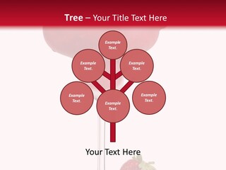 A Red Drink With Strawberries On The Rim PowerPoint Template